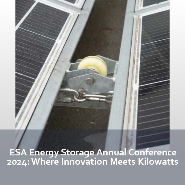 ESA Energy Storage Annual Conference 2024: Where Innovation Meets Kilowatts
